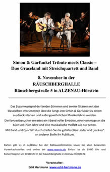 Konzert Simon & Garfunkel meets Classic am 08.11.2024